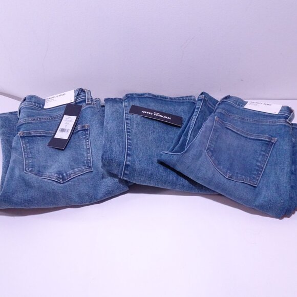 Veronica Beard Crosbie High Rise Wide Leg Jeans Ripple Haze 24 25 27 28 NWT 348 - Picture 7 of 9